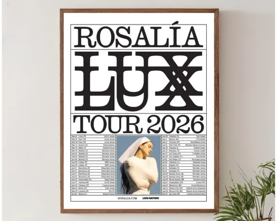 Discover Rosalia Motomami Tour 2026 Concert Poster
