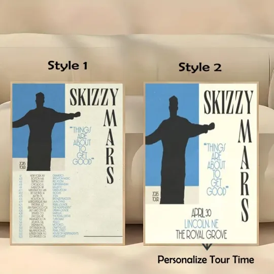Skizzy Mars 2026 North American Tour Poster