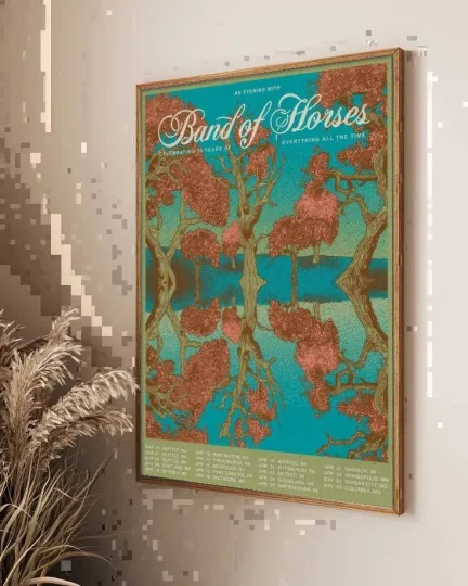 Discover Band Of Horses 20th Anniversary 2026 Tour Poster