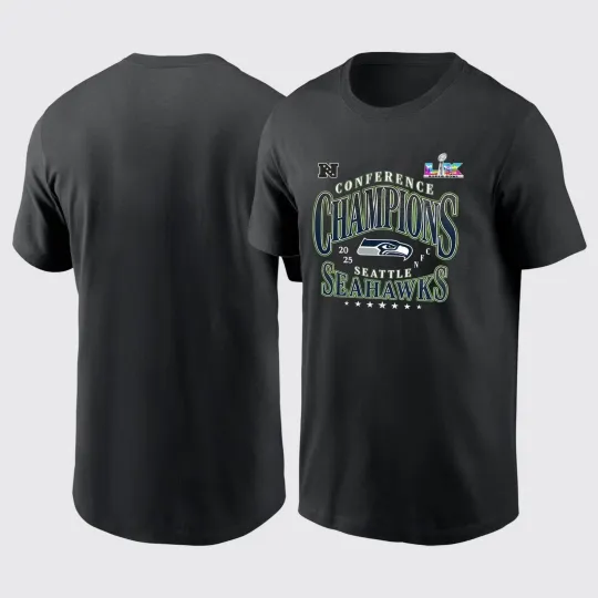 Discover Conference Champions 2025 Seattle Seahawks TShirt