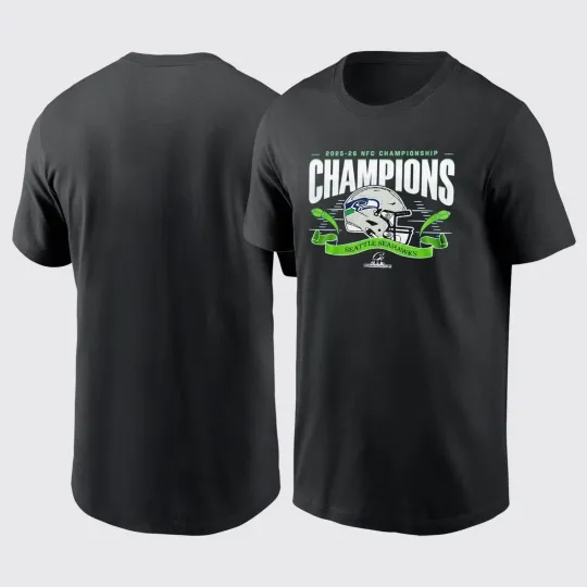 Discover 2025-26 NFC Championship Seattle Seahawks TShirt