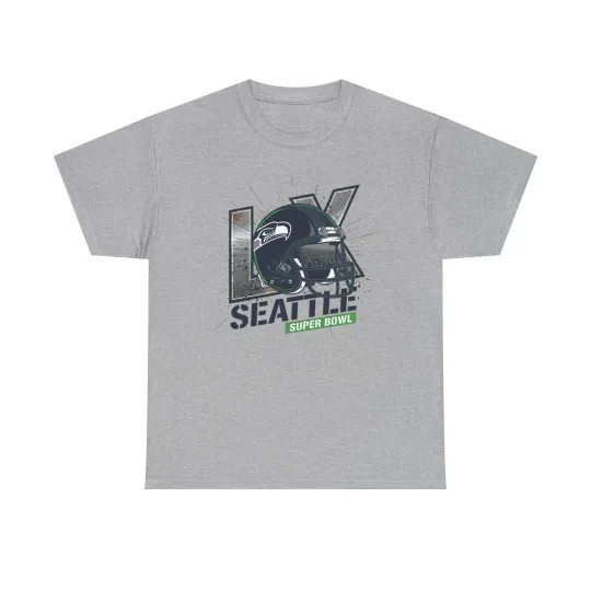 Discover Seattle Seahawks Super Bowl LX Helmet T-Shirt | football Football Tee