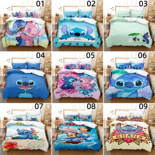 Discover Disney Stitch Bedding Set, Gift for Friends