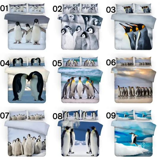 Discover Penguin Bedding Set, Gift for Friends