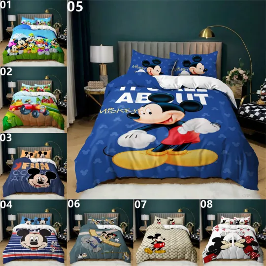 Discover Mickey Mouse Bedding Set, Gift for Friends