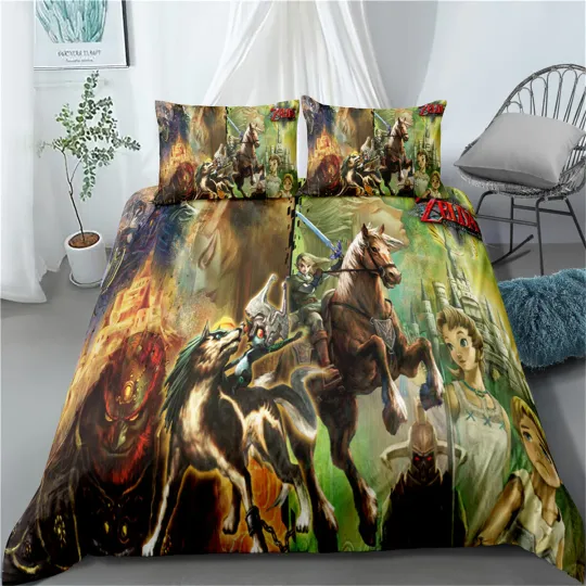The Legend of Zelda Bedding Set, Gift for Friends