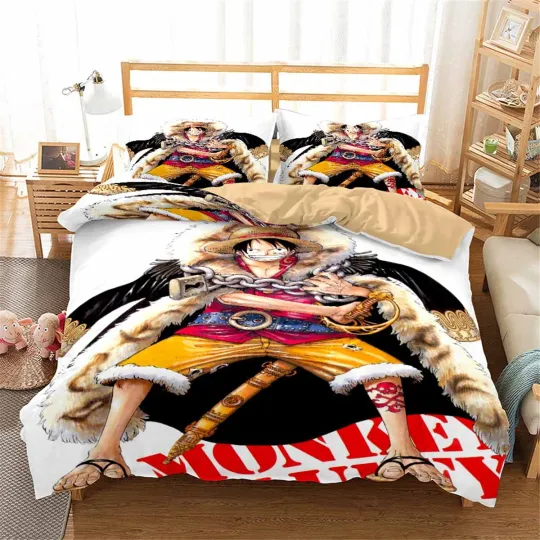 Discover One Piece Luffy Bedding Set, Gift for Friends