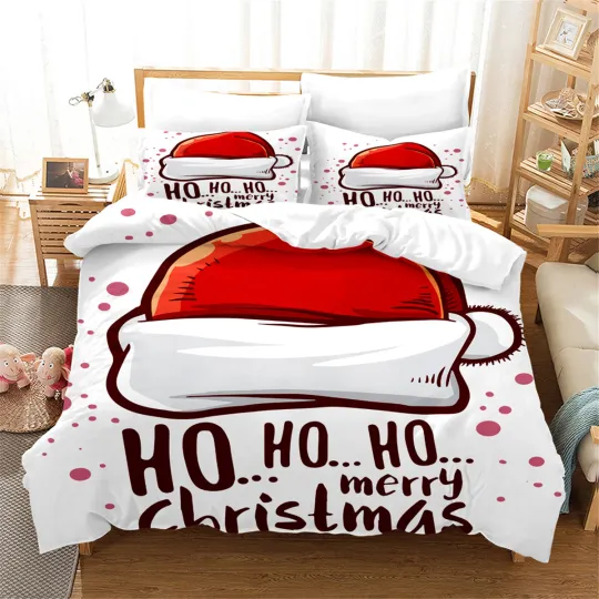 Discover Christmas Hat Bedding Set, Gift for Friends