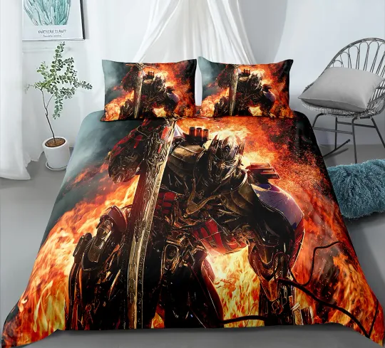 Optimus Prime Bedding Set, Gift for Friends