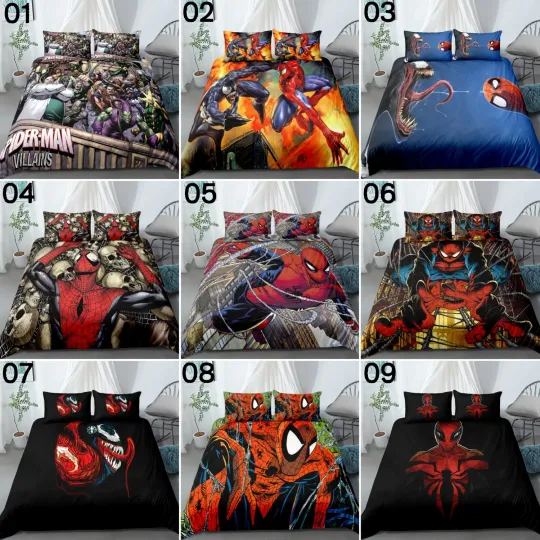 Discover Spider-Man Bedding Set, Gift for Friends