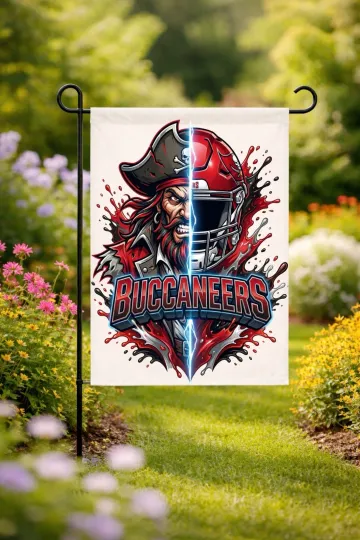 Discover Tampa Bay Football Garden Flag double-Sided Handmade Football