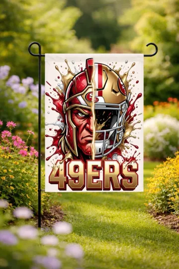Discover San Francisco Football Garden Flag double-Sided Handmade Football