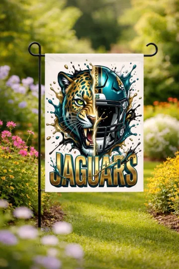 Discover Jacksonville Football Garden Flag double-Sided Handmade Football