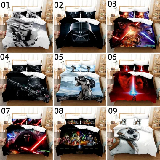 Discover Star Wars Single/King Single/Double/Queen/King Bed Quilt/Doona/Duvet Cover Set
