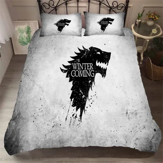Discover Game of Thrones Stark Bedding Set, Gift for Friends