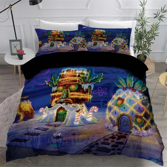 SpongeBob Bedding Set, Gift for Friends