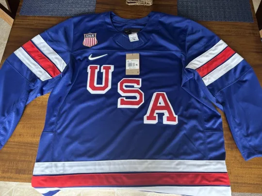 Discover 2026 Team USA Olympic Hockey Jersey - Blank XL Nike Authentic