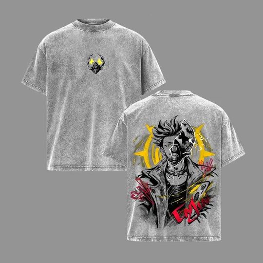 Discover Vintage Anime Washed T-Shirt for Anime Lovers