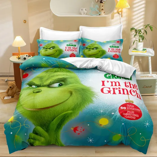 Discover funny character Christmas Bedding Set, Gift for Friends