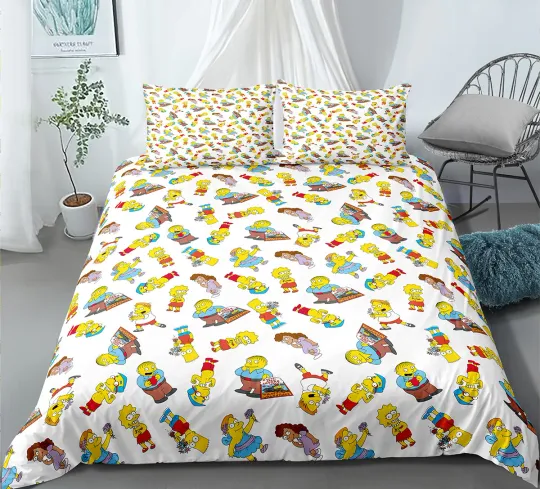 Discover The Simpsons Bedding Set, Gift for Friends