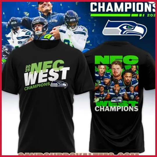 Discover Seattle Sea Football Team 2025 West Division Champions For Fans