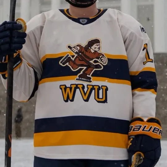 Discover Personalized WVU Mountaineers Hockey Jersey Men’s Fan Shirt Europe Tour