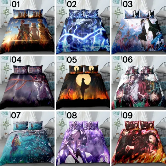 Discover demon Bedding Set, Gift for Friends