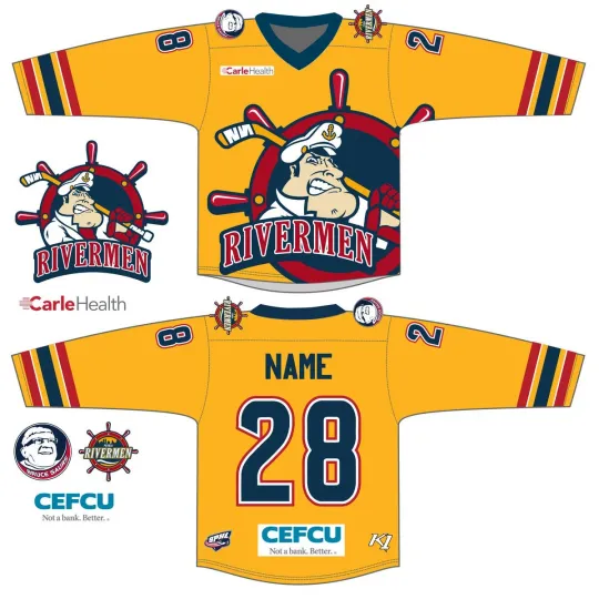 Discover Personalized Peoria Rivermen 2025-26 Men's Hockey Jersey