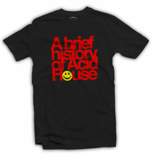 Discover A Brief History of Acid Men's T-Shirt - Suddi Raval House Rave Old Skool