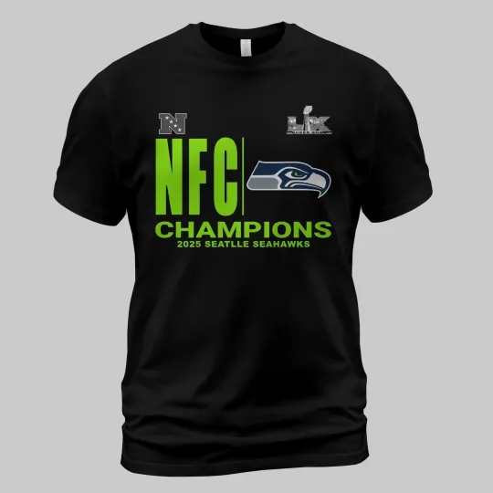 Discover Seattle Seahawk 2025 NFC Championship TShirt Unisex S-5XL