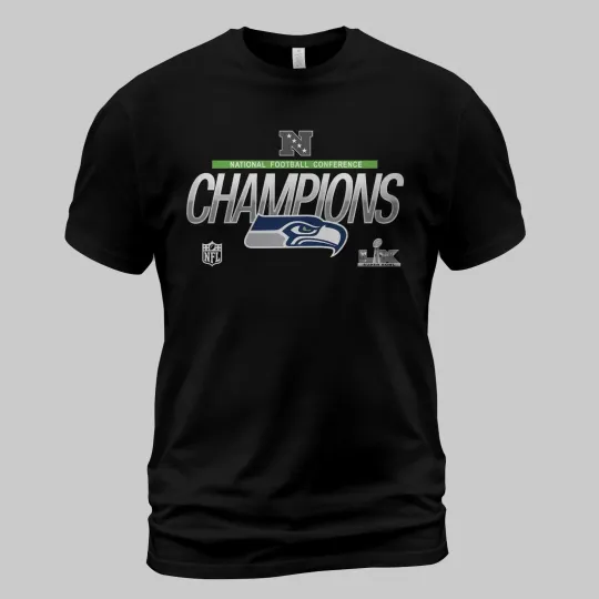 Seattle Seahawks 2025 NFC Conference Championship T-Shirt Men Women