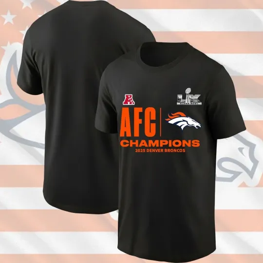 Denver Broncos 2025 AFC Champions T-Shirt