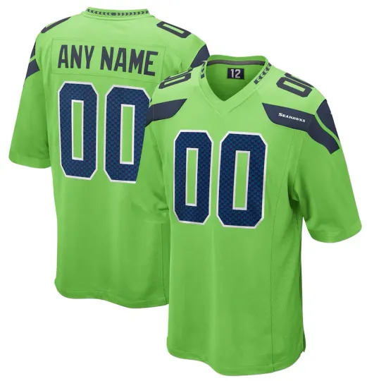 Discover Seattle SEA Personalized Football Jersey with Name and Number for Men