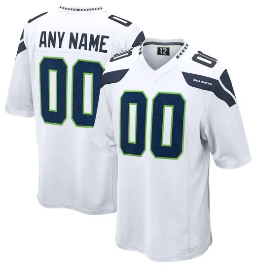 Discover Men's Seattle Football Custom Jersey with Name and Number