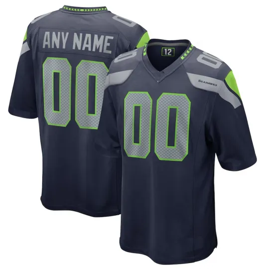 Discover Personalized Name and Number Men's SEA Seattle Football Jersey
