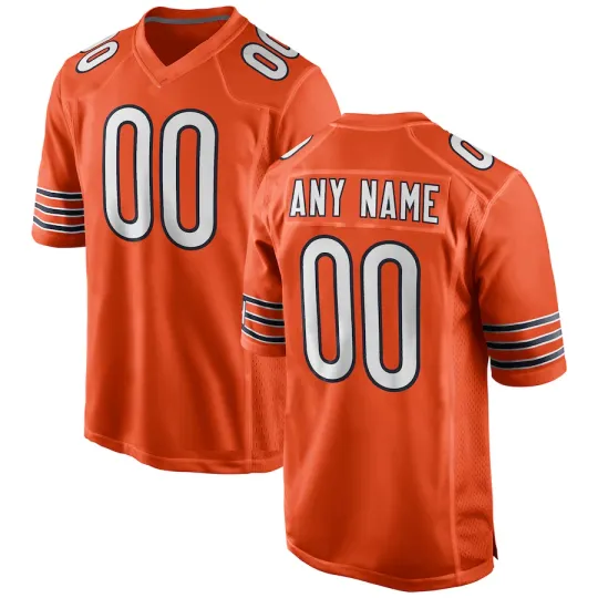 Discover Chicago CHI Custom Football Jersey Men's Personalized Name and Number