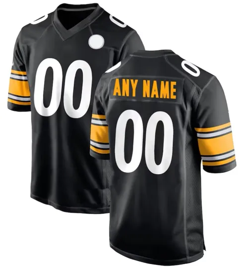 Discover Men's Pittsburgh Steeler Custom Football Jersey with Personalized Name and Number