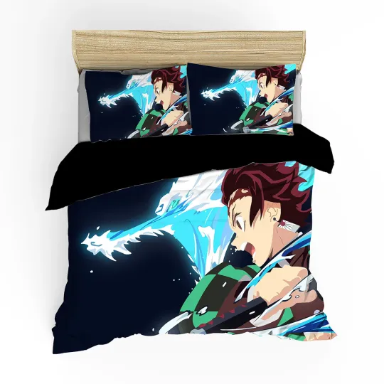 Discover Anime demon Bedding Set, Gift for Friends