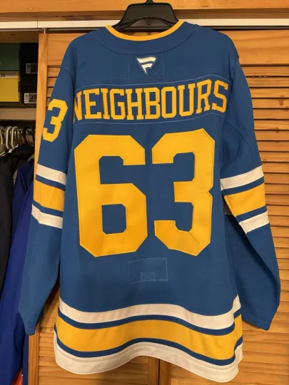 St Louis Blues Jake Neighbours Fanatics Blue Home 2026 Premium NHL Jersey