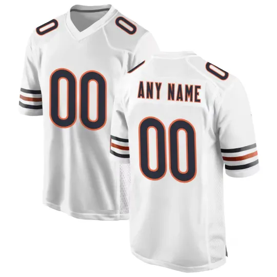 Discover Men's CHI Chicago Custom Football Jersey Personalized Name Number Stitched