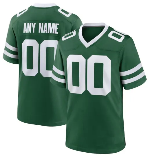 Discover Men's New York NYJ Custom Football Jersey Personalized Name Number Stitched