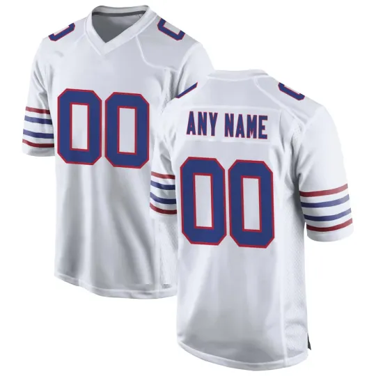 Discover Men's BUF Buffalo Football Custom Jersey Personalized Name Number Stitched