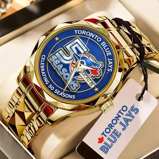 Discover Blue Jays Alloy Luxury Quartz Watch