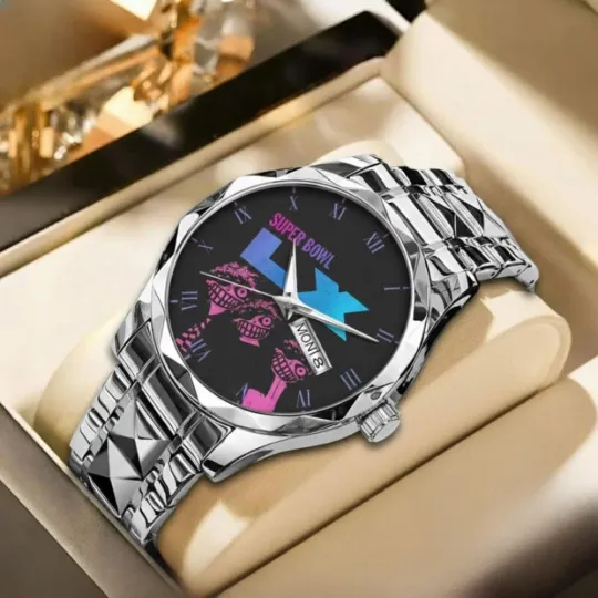 Green/ Day Super Bowl Lx Alloy Luxury Quartz Watch
