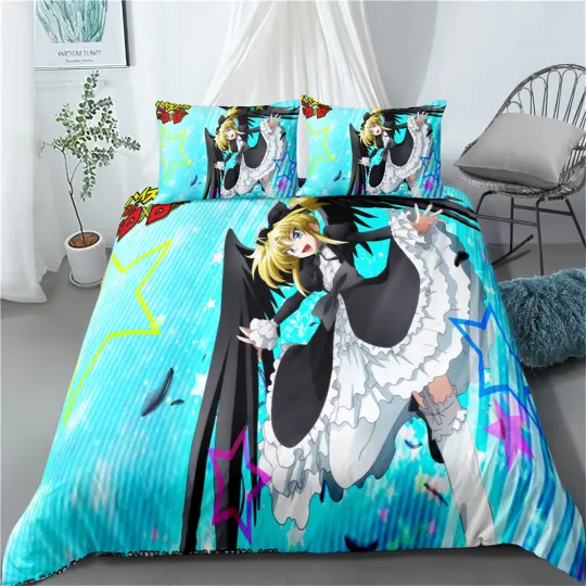 Discover High School D×D Anime Single Double Queen King Bed Quilt Doona Duvet Cover Set