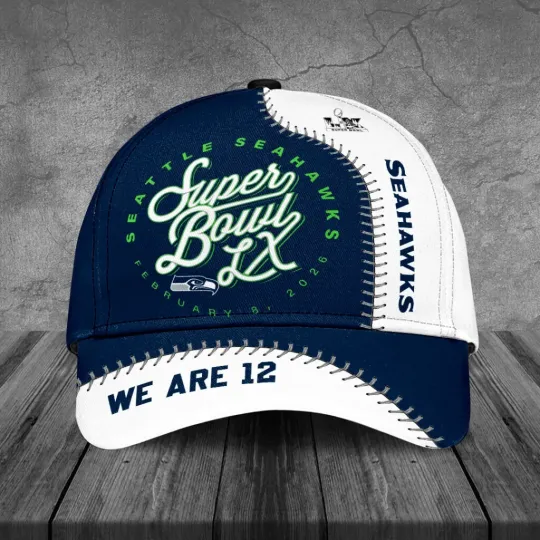 Discover Seahawks Super Bowl LX Classic Cap