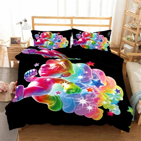 Super Mario Bedding Set, Gift for Friends