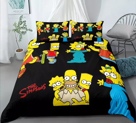 Discover The Simpsons Bedding Set, Gift for Friends