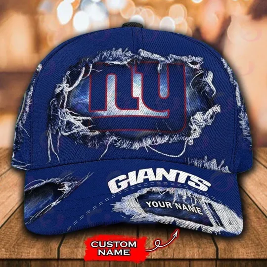 Discover Personalized New York Football Giantss Team Classic Cap Gift For Husband Dad