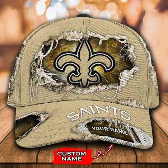 Discover Personalized New Orleans Football Saintss Team Classic Cap Gift For Husband Dad